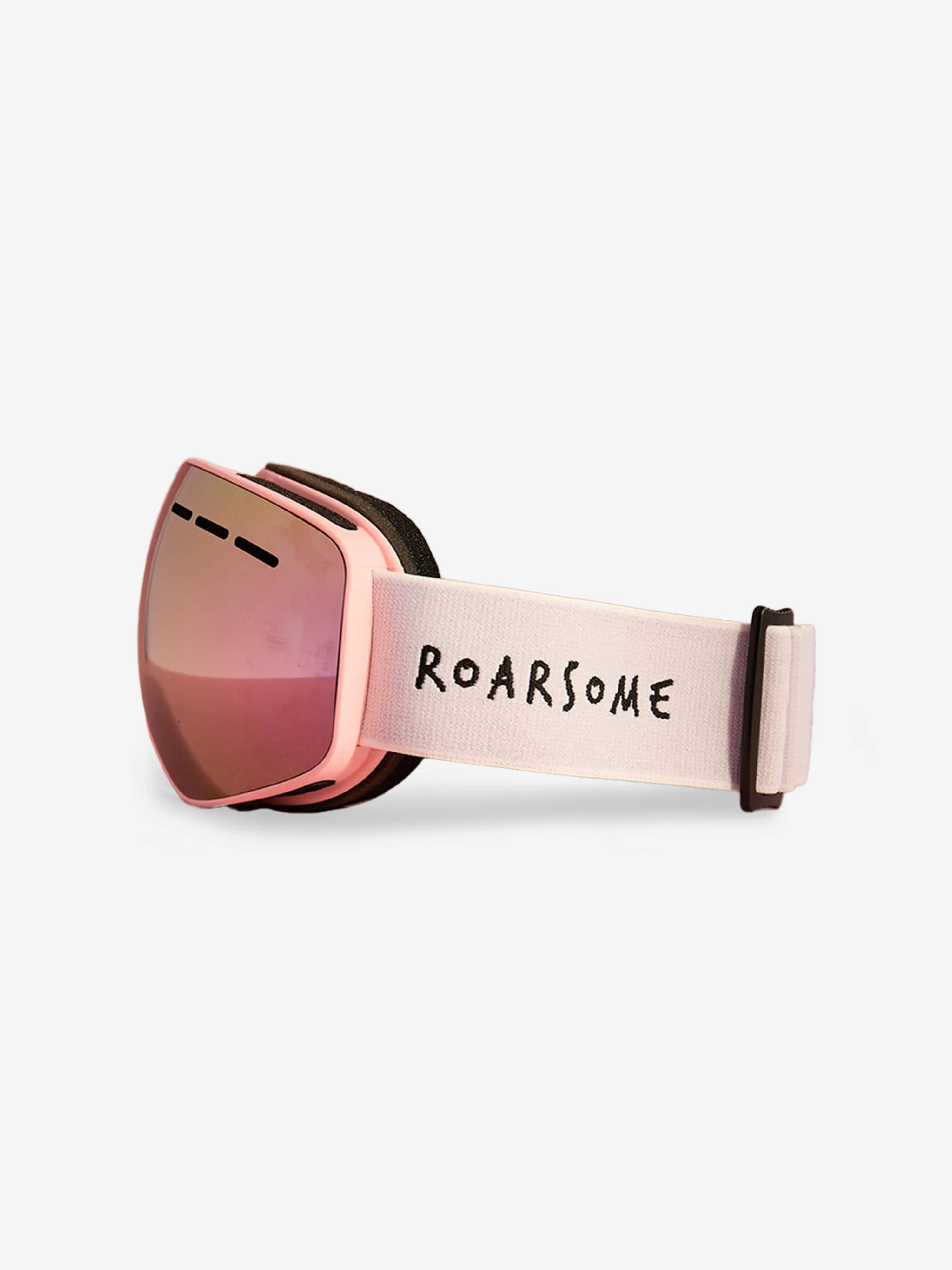Roarsome Girls Anti-fog Ski Goggles in Pink